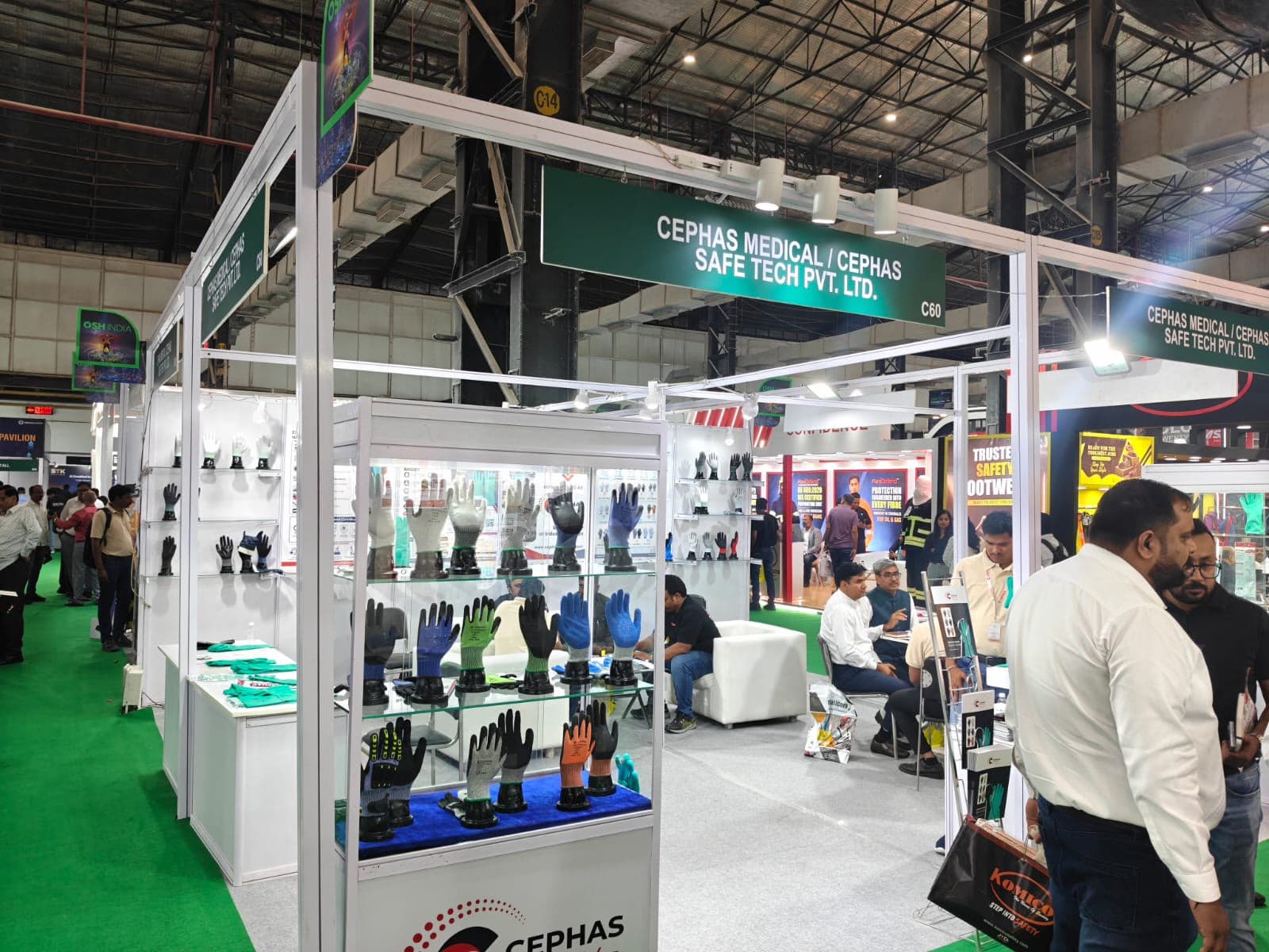 OSH India 2026 - Team at Exhibition
